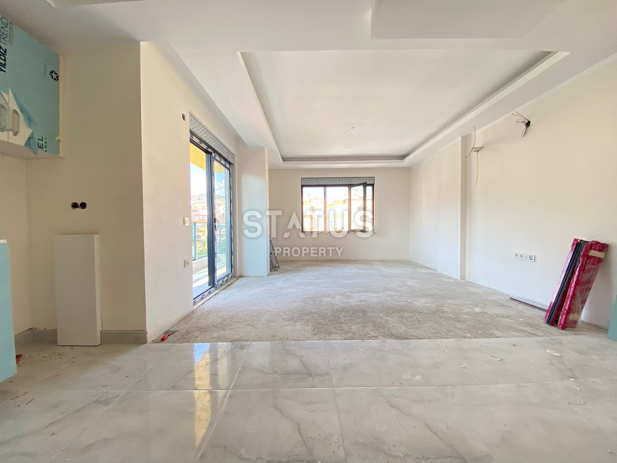 Дуплекс 2+1 с завораживающим видом на горы в центре Аланьи, 105м2 фото 14