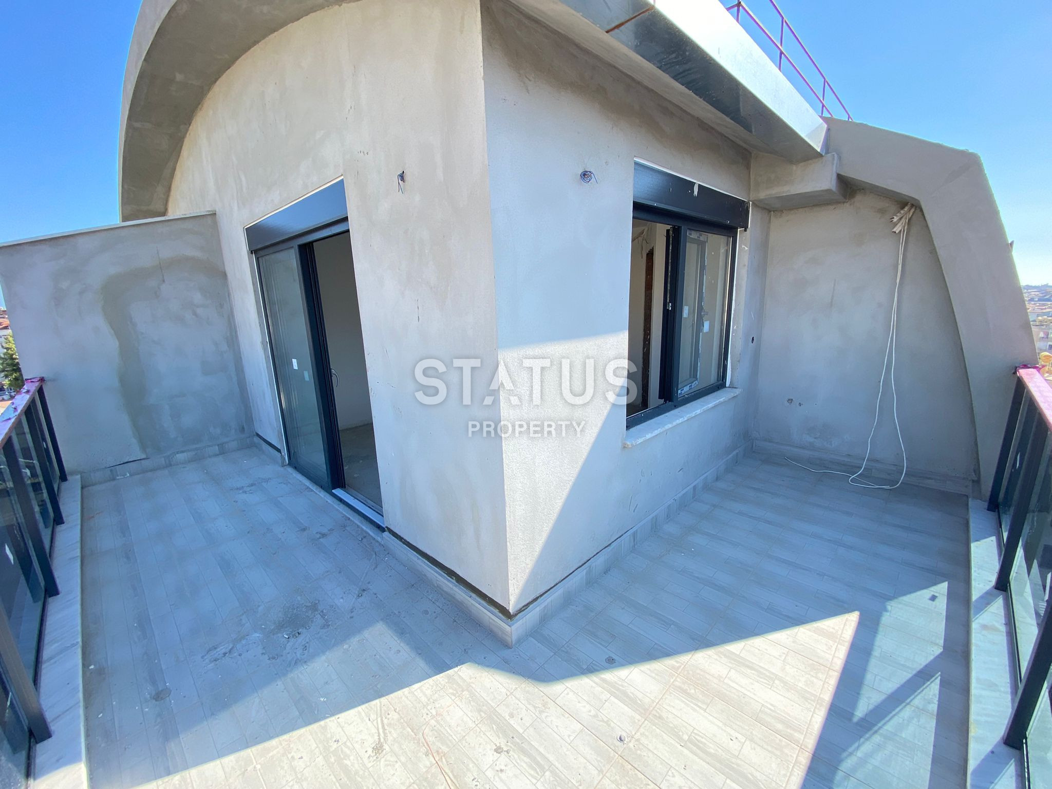 Дуплекс 2+1 с завораживающим видом на горы в центре Аланьи, 105м2 фото 23