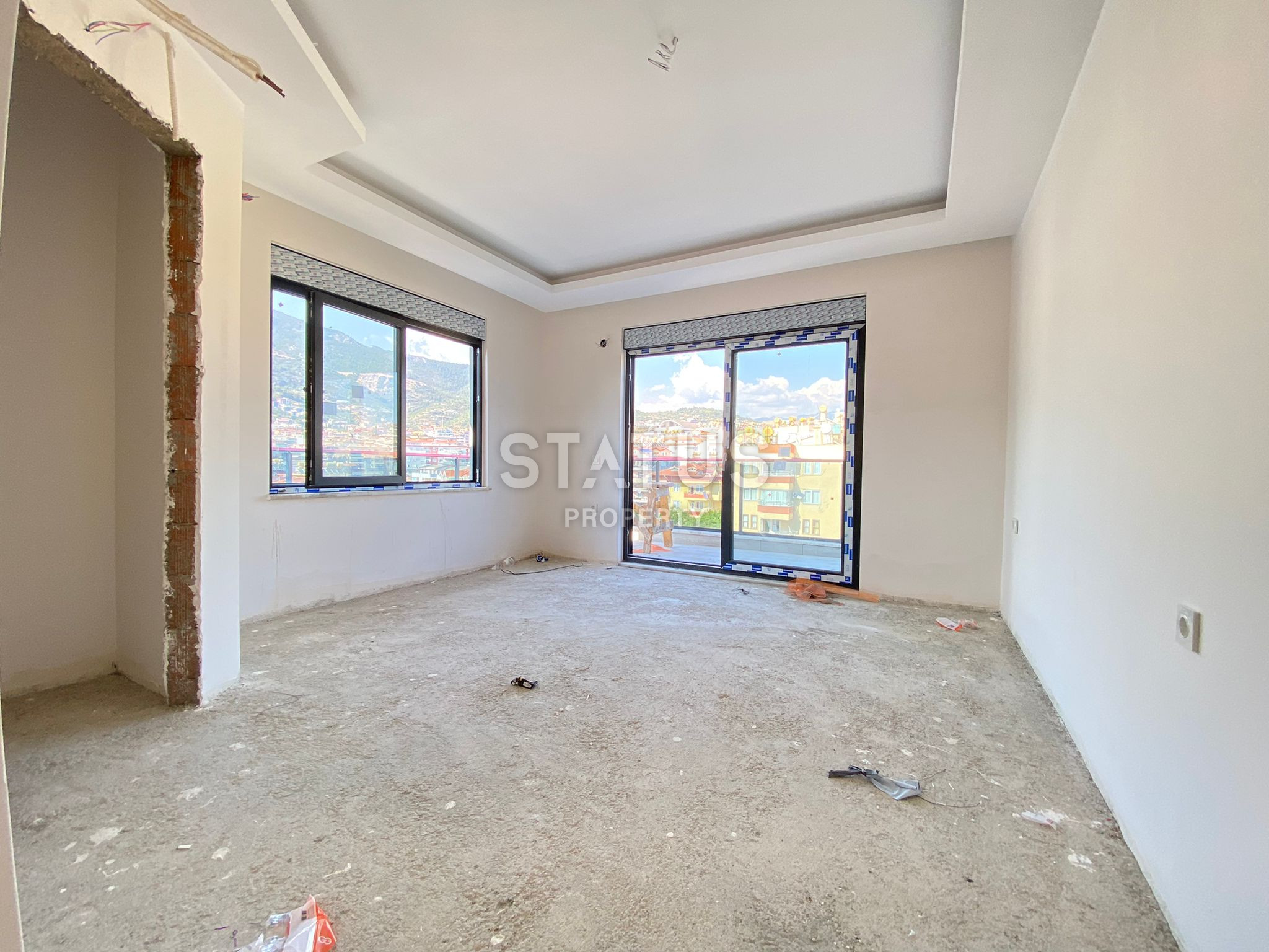 Дуплекс 2+1 с завораживающим видом на горы в центре Аланьи, 105м2 фото 29