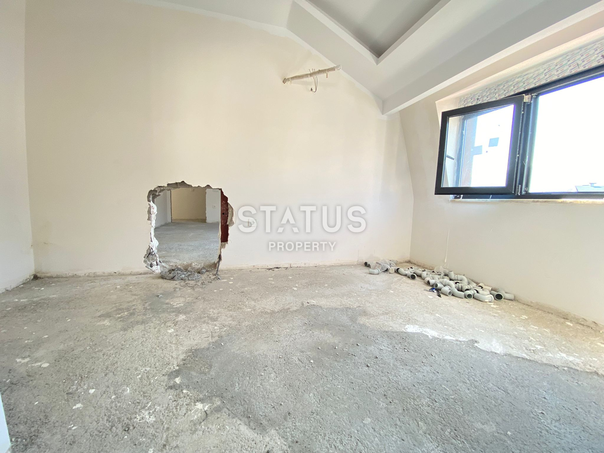 Дуплекс 2+1 с завораживающим видом на горы в центре Аланьи, 105м2 фото 32