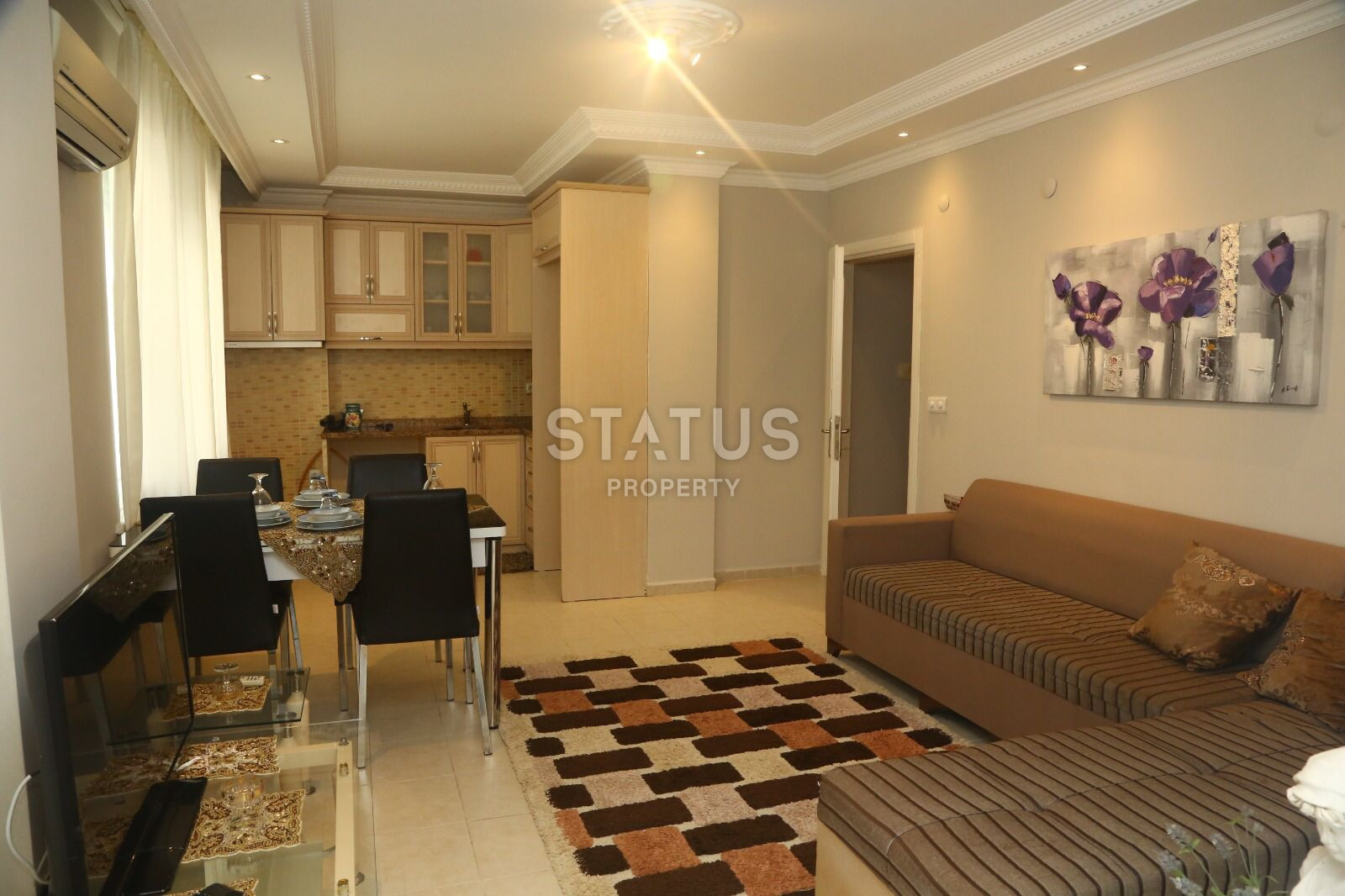 Трёхкомнатная квартира в центре Аланье. 100м2 фото 11