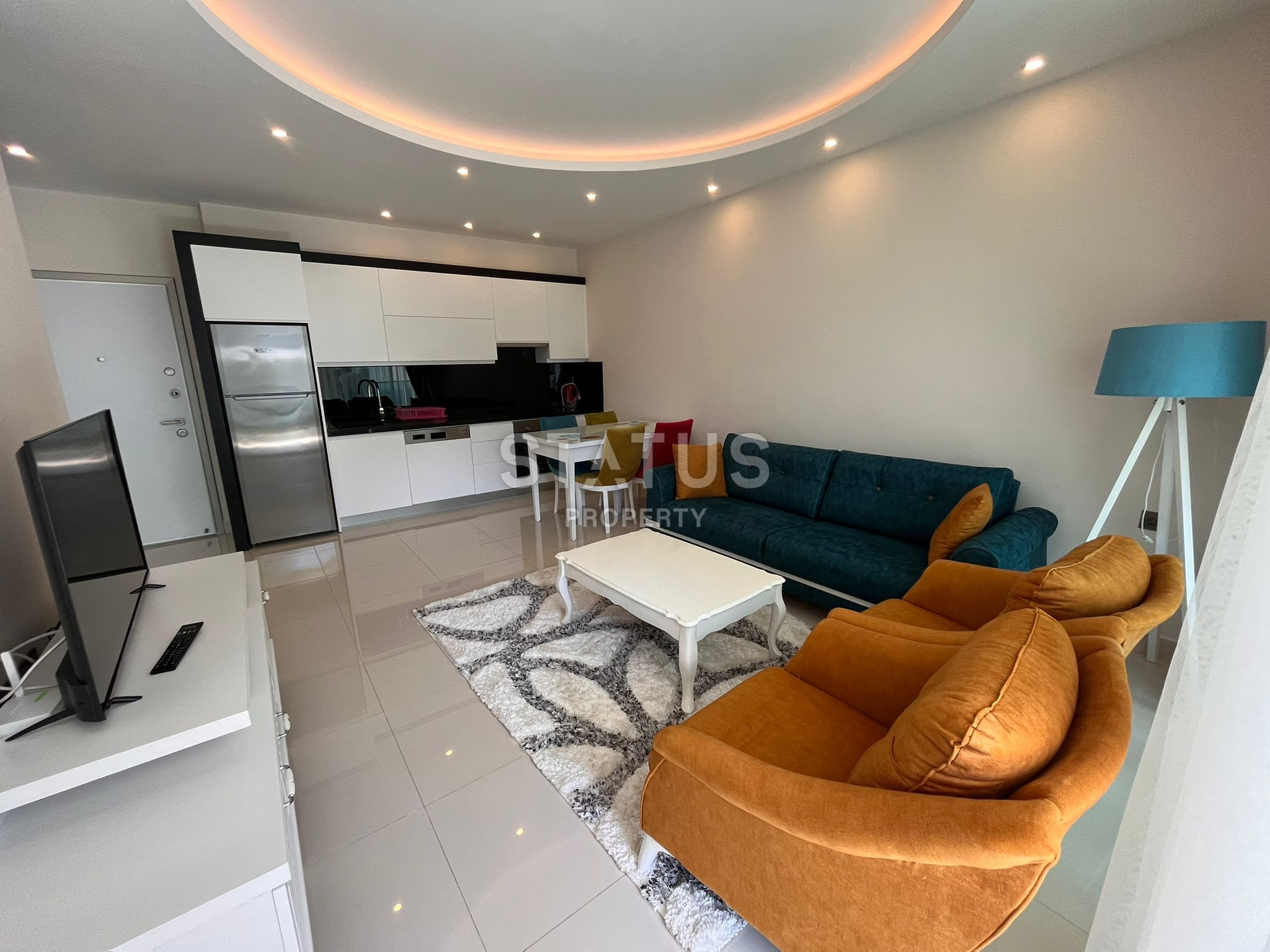 Cozy 1+1 apartment with sea view in Kargicak 70m2 фото 4