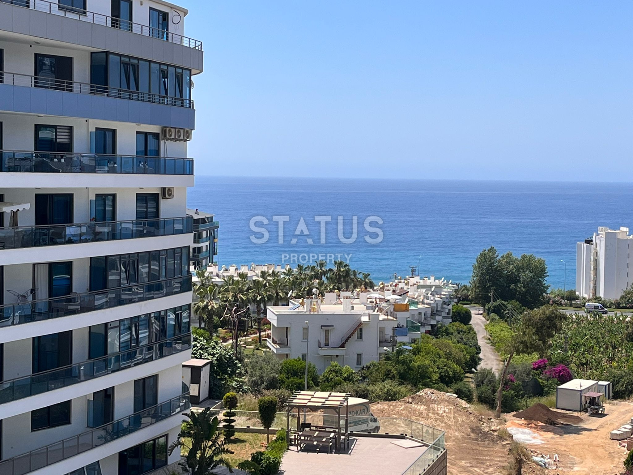 Cozy 1+1 apartment with sea view in Kargicak 70m2 фото 8
