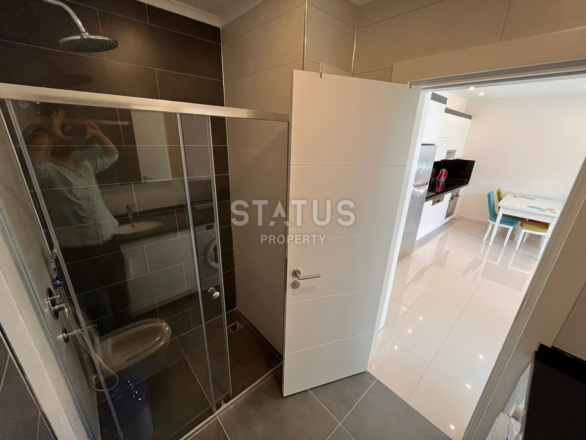 Cozy 1+1 apartment with sea view in Kargicak 70m2 фото 9