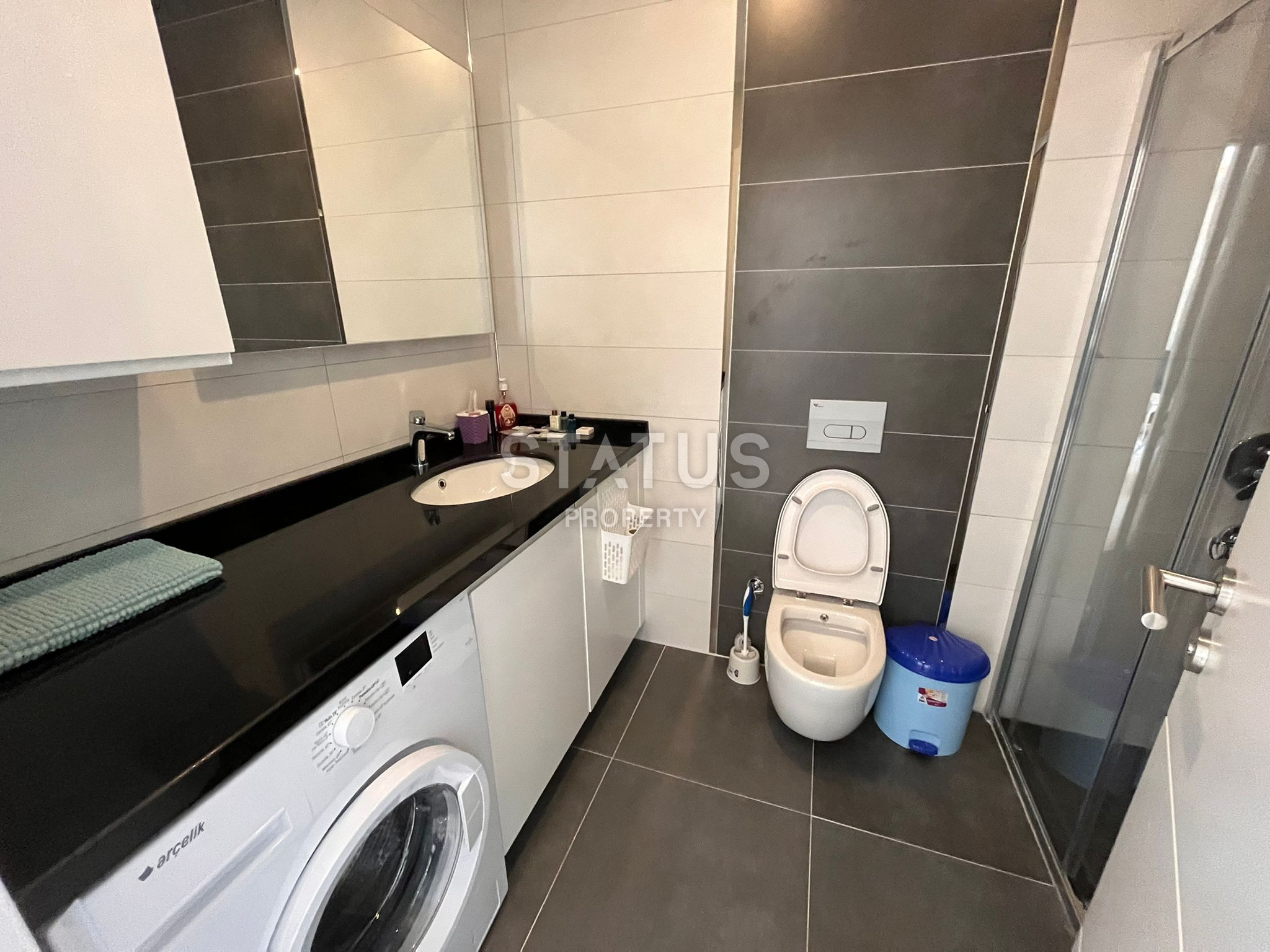 Cozy 1+1 apartment with sea view in Kargicak 70m2 фото 10