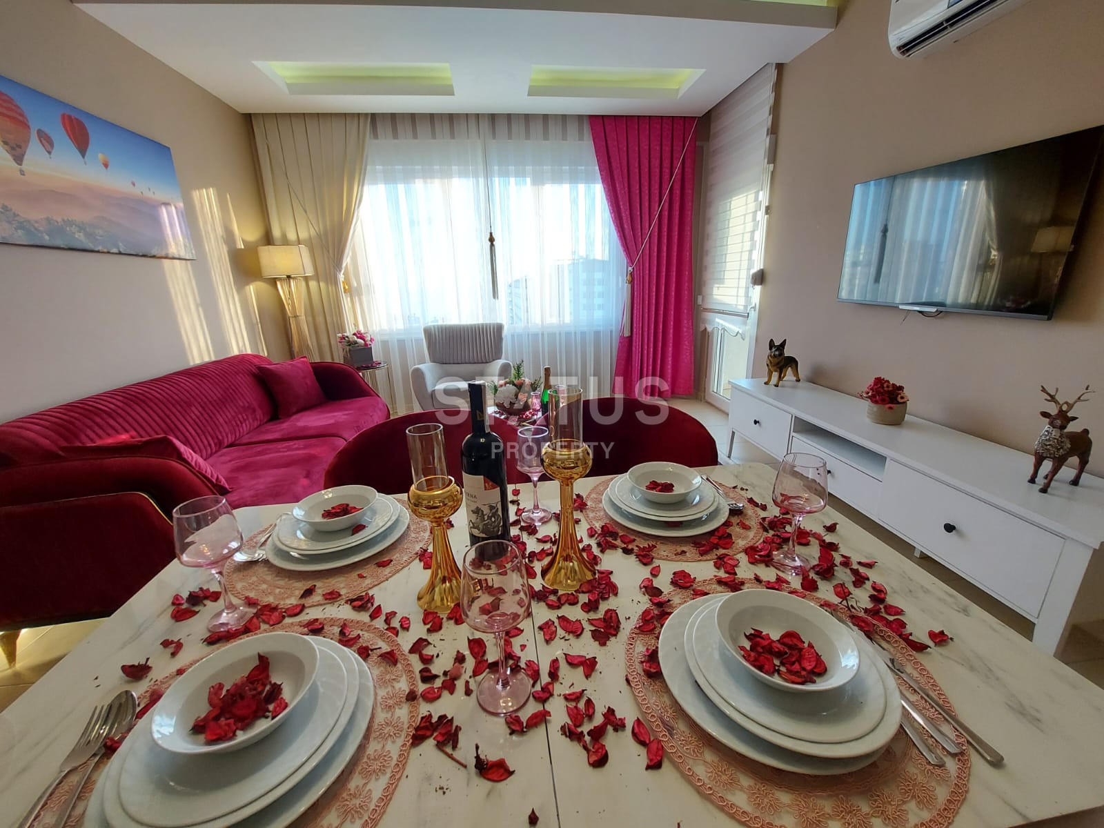 Меблированная квартира 2+1 с видом на море в районе Махмутлар, 110м2 фото 4