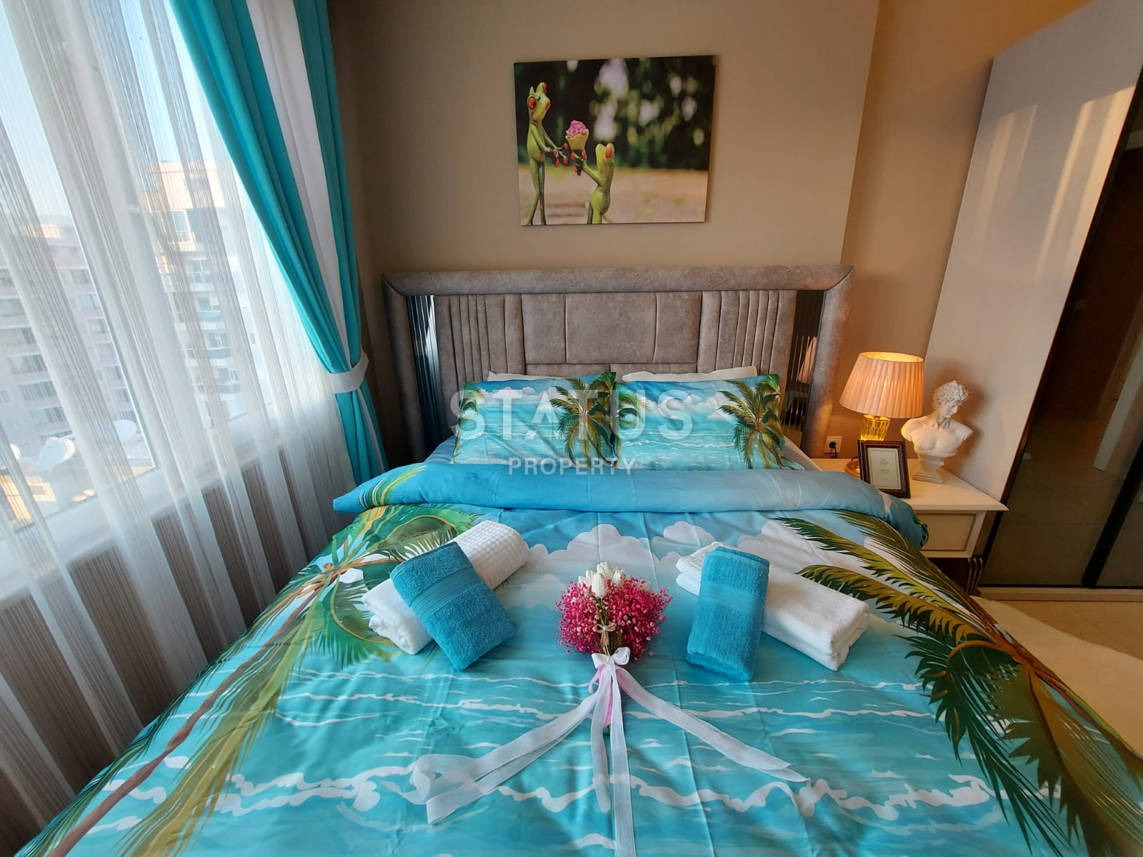 Меблированная квартира 2+1 с видом на море в районе Махмутлар, 110м2 фото 9