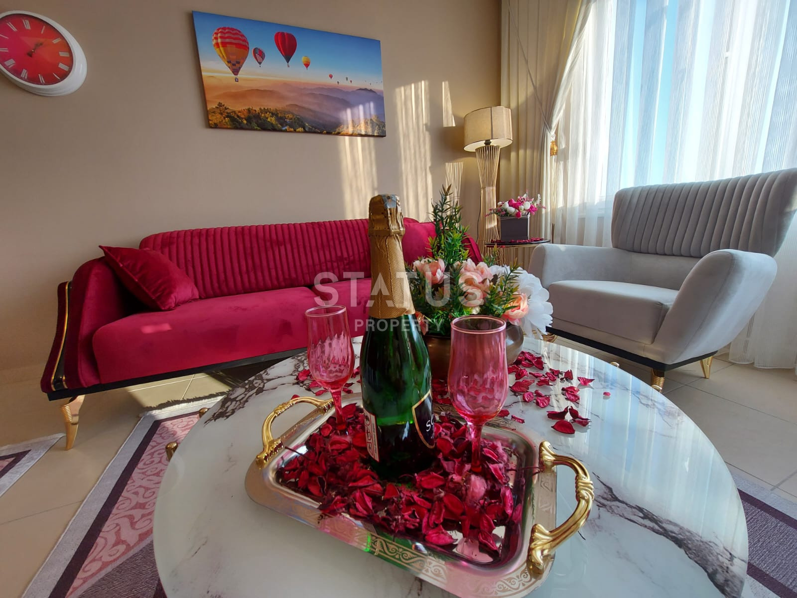 Меблированная квартира 2+1 с видом на море в районе Махмутлар, 110м2 фото 24