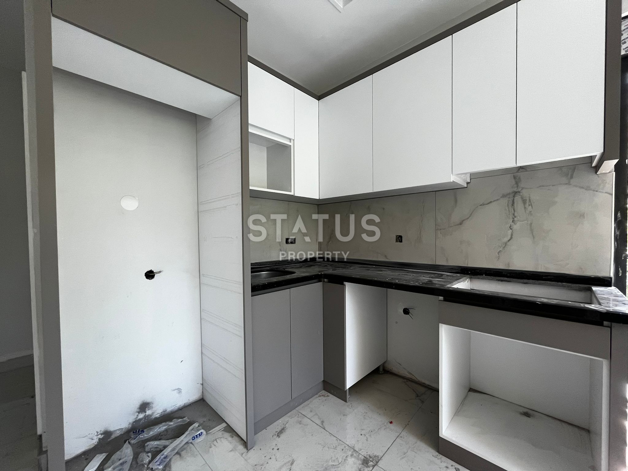 Двухкомнатные квартиры в новом ЖК в центре Аланьи 250м от моря. 48-53м2 фото 4