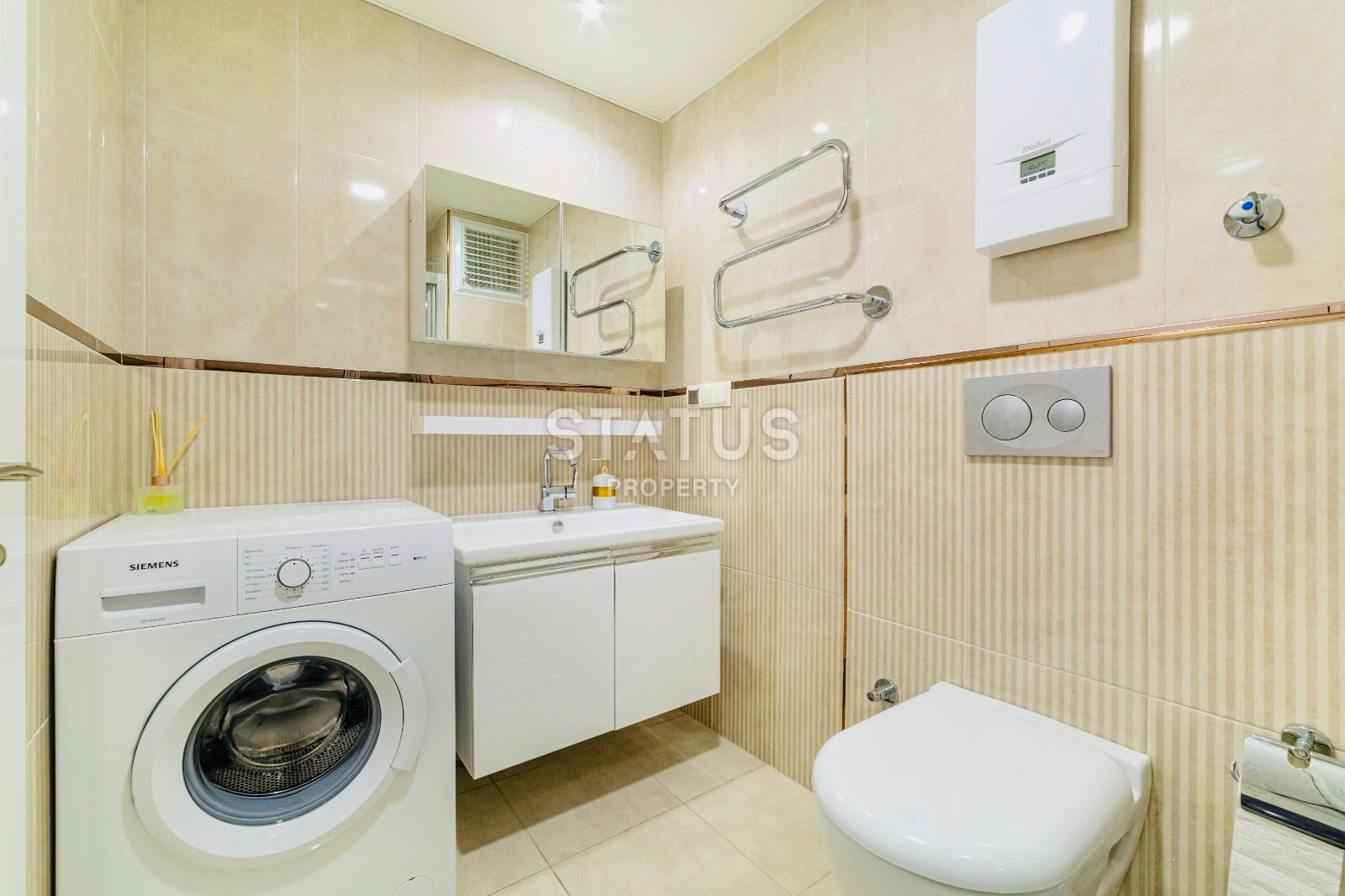 Трёхкомнатная квартира в 400 метрах от моря, в районе Кестель. 135м2. фото 5