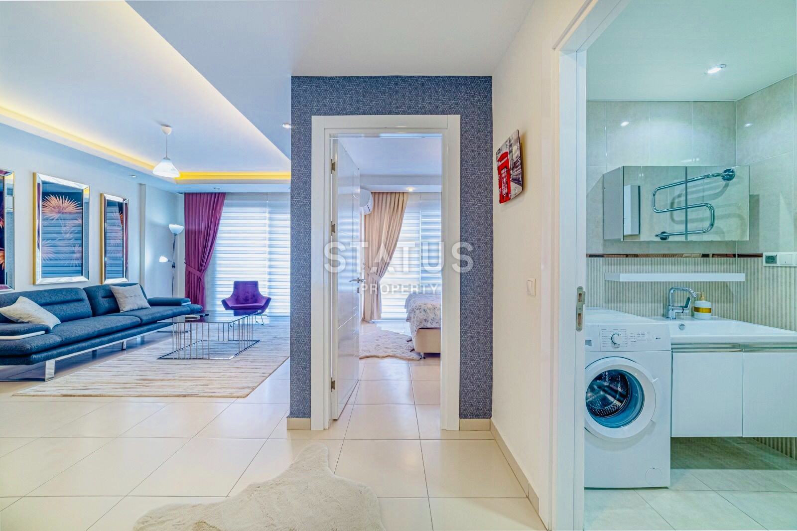 Трёхкомнатная квартира в 400 метрах от моря, в районе Кестель. 135м2. фото 10