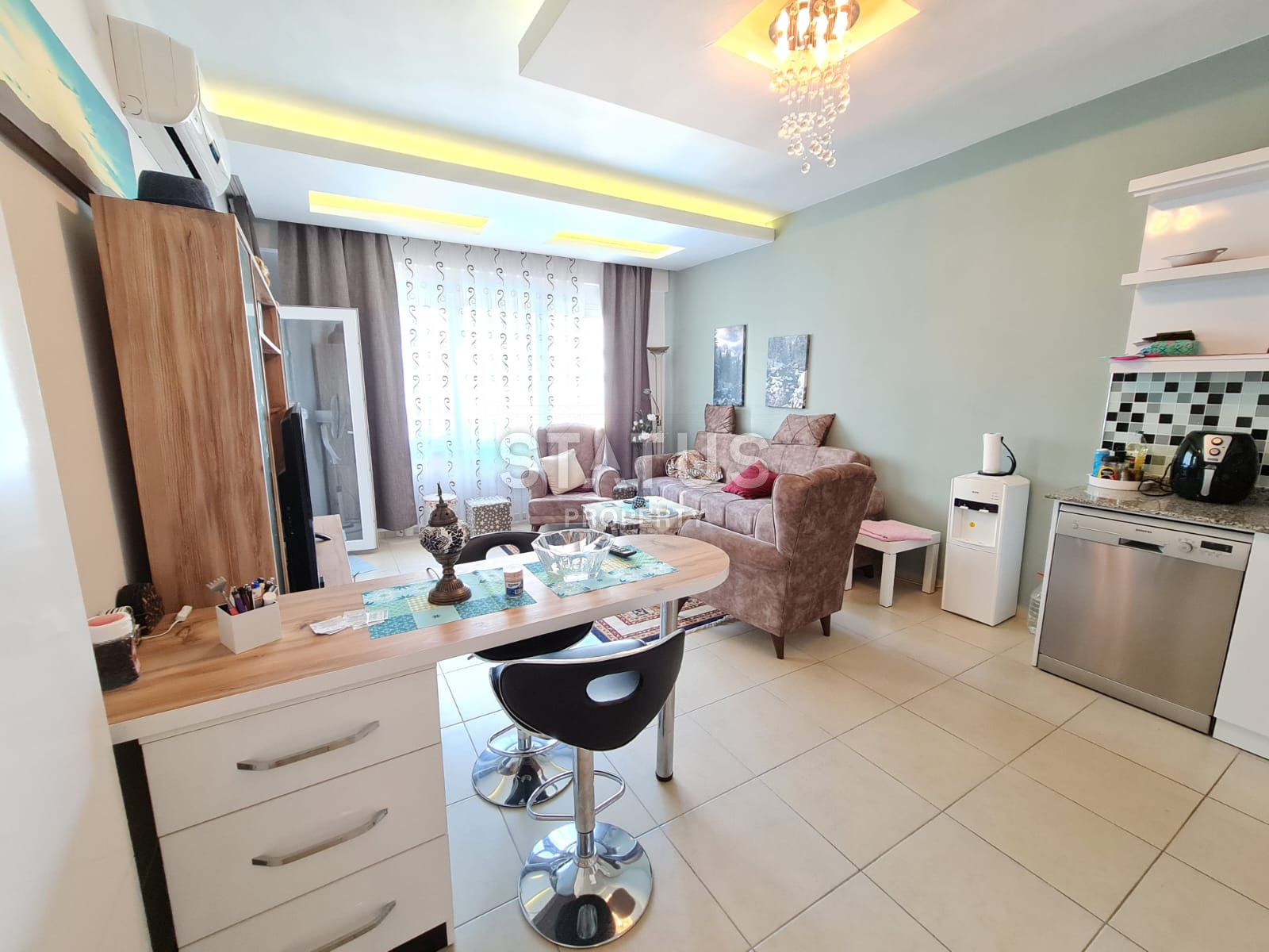 Трёхкомнатная квартира в 300м от моря, Махмутлар.115м2. фото 14