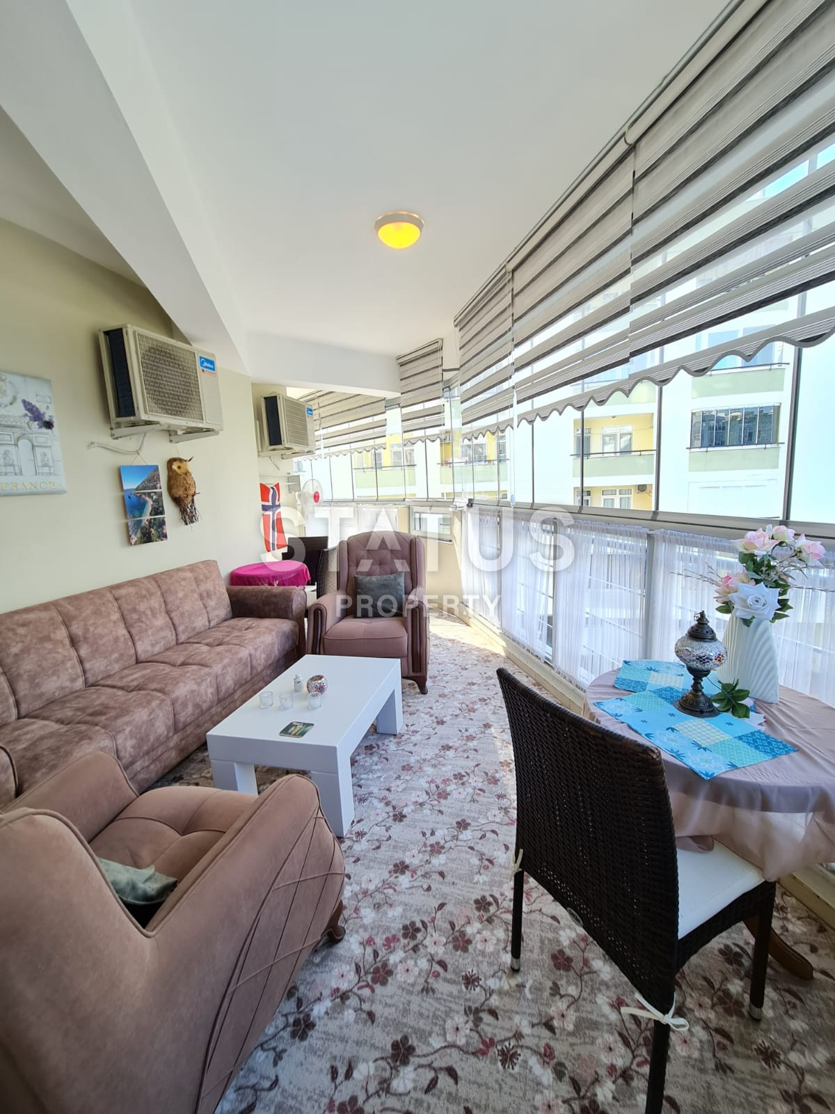 Трёхкомнатная квартира в 300м от моря, Махмутлар.115м2. фото 22