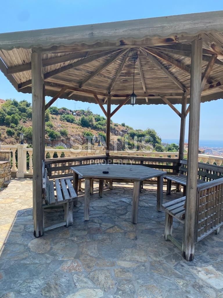 Двухуровневая меблированная квартира с видом на море в Джикджилли. 200м2 фото 27