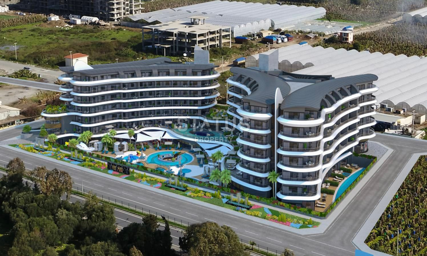 Premium class apartment in residential complex with luxury infrastructure in Kargicak. 62m2 фото 4