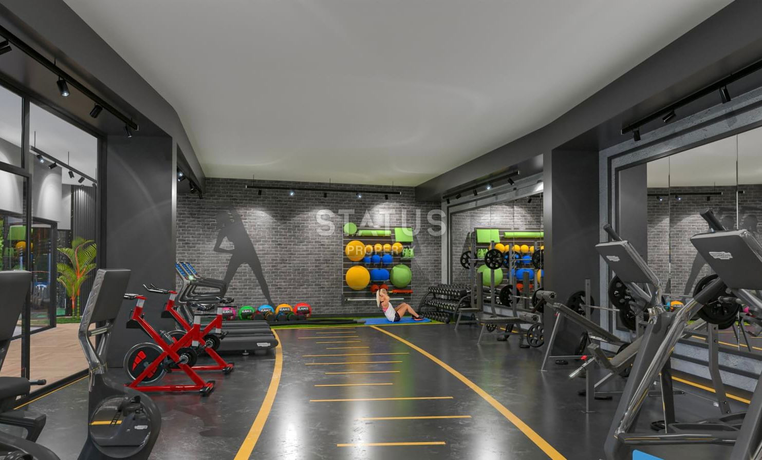 Premium class apartment in residential complex with luxury infrastructure in Kargicak. 62m2 фото 5