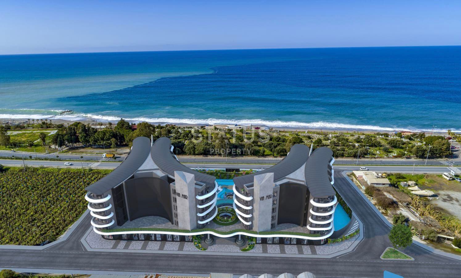 Premium class apartment in residential complex with luxury infrastructure in Kargicak. 62m2 фото 7