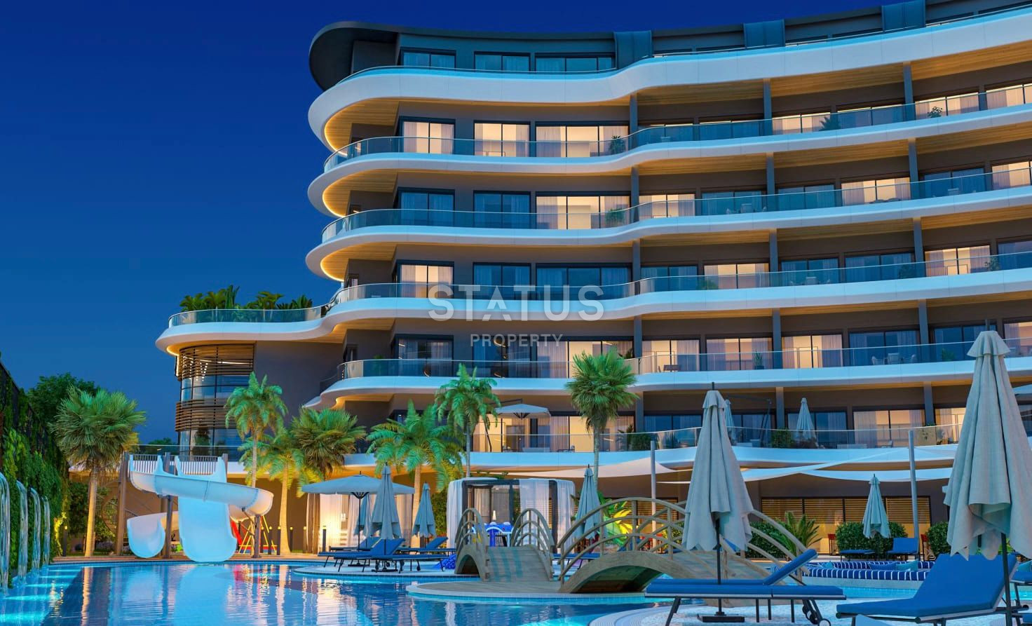 Premium class apartment in residential complex with luxury infrastructure in Kargicak. 62m2 фото 8