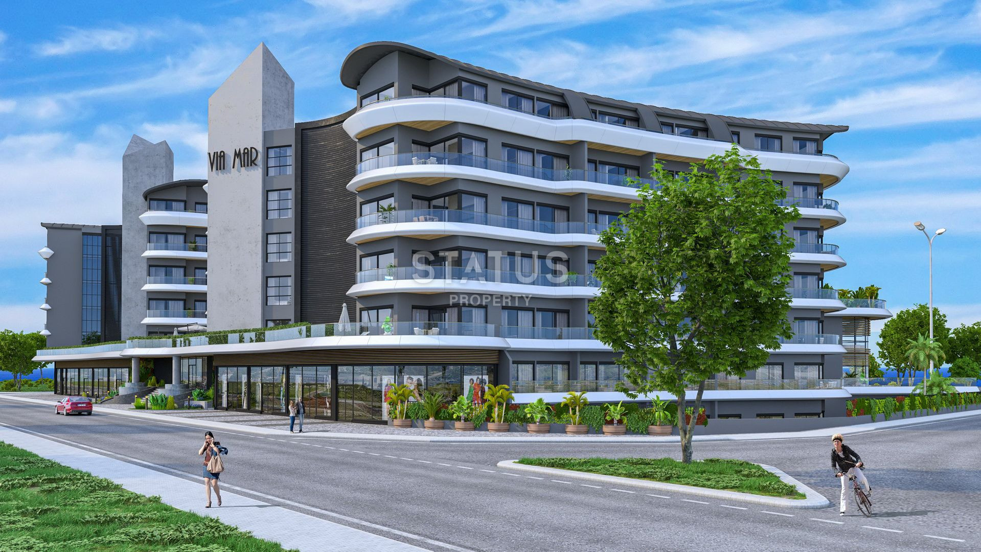 Premium class apartment in residential complex with luxury infrastructure in Kargicak. 62m2 фото 10