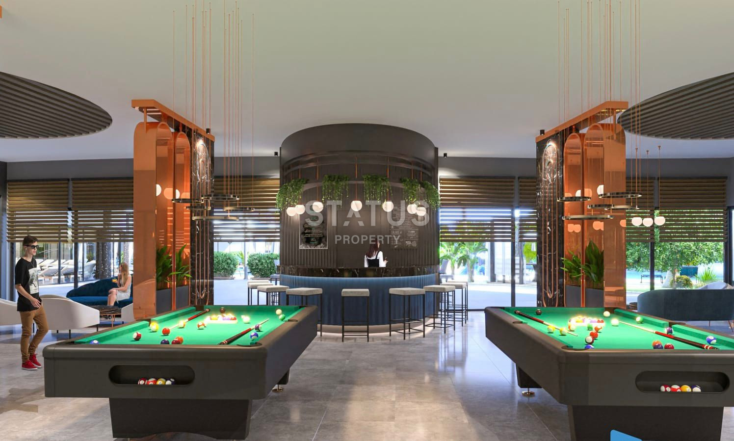 Premium class apartment in residential complex with luxury infrastructure in Kargicak. 62m2 фото 11