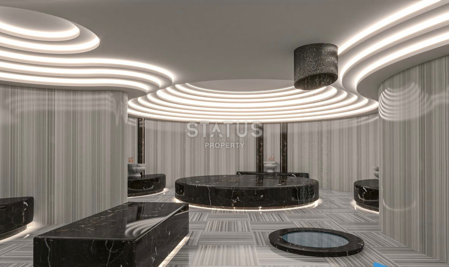 Premium class apartment in residential complex with luxury infrastructure in Kargicak. 62m2 фото 15