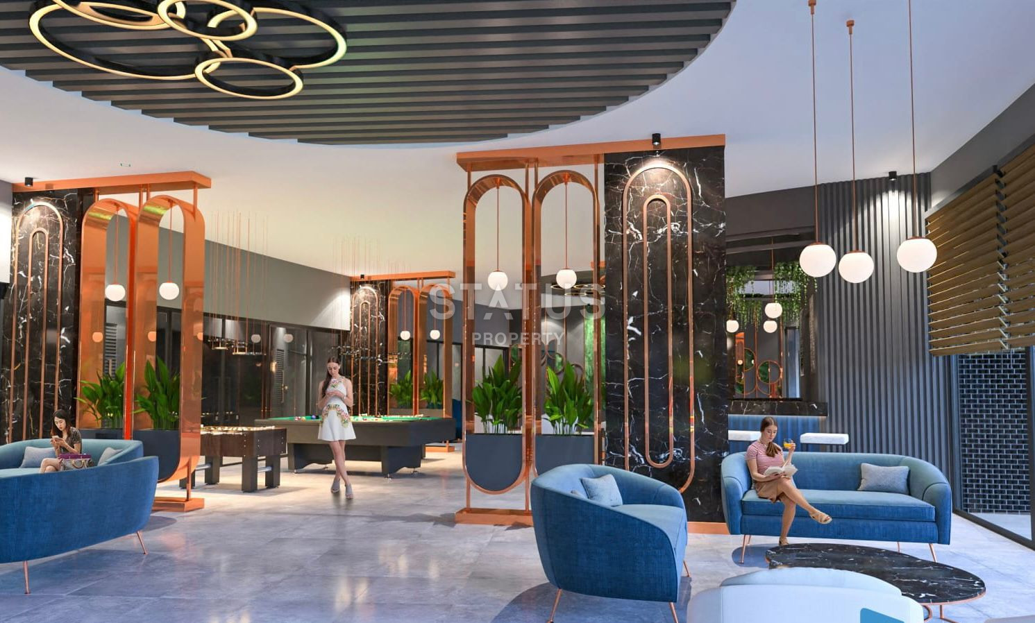 Premium class apartment in residential complex with luxury infrastructure in Kargicak. 62m2 фото 16