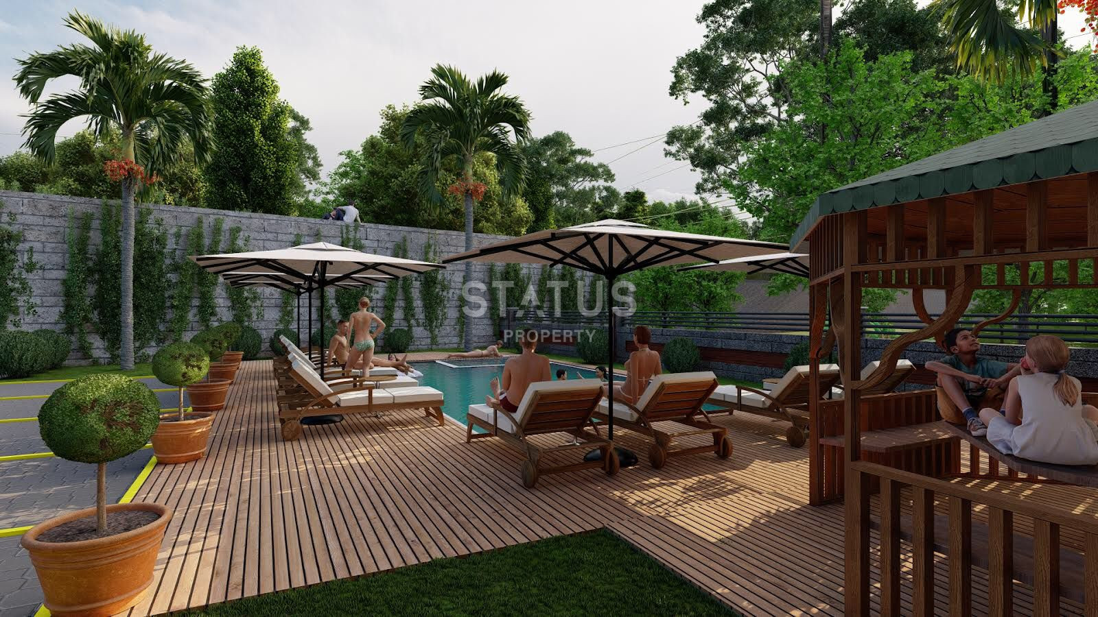 Последние квартиры в проекте долевого строительства с 0% рассрочкой в Авсаларе. 64м2 фото 5