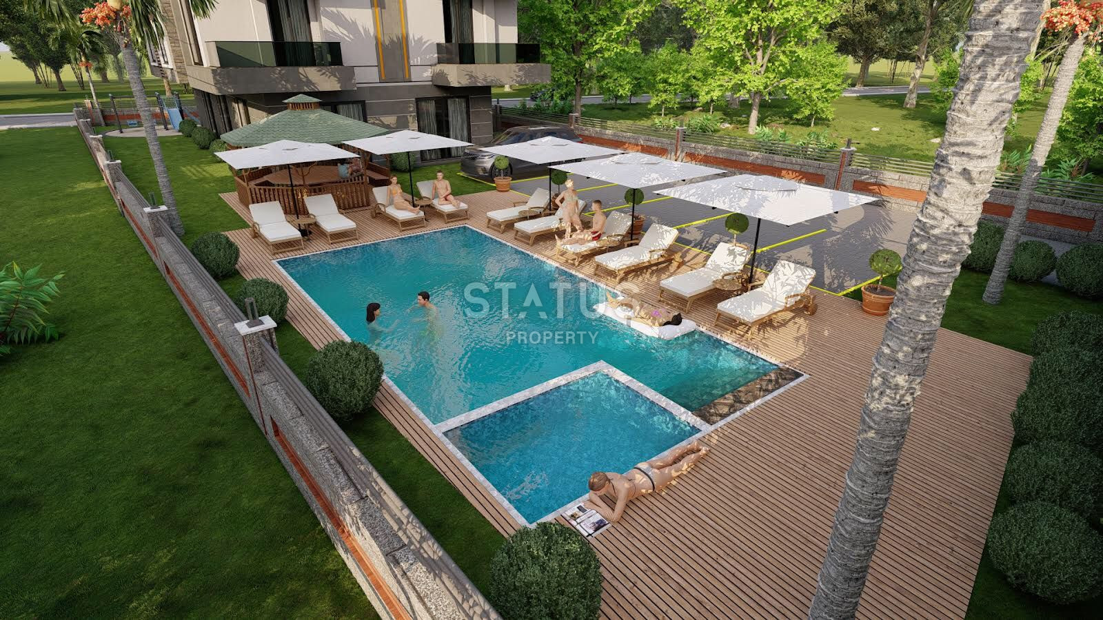 Последние квартиры в проекте долевого строительства с 0% рассрочкой в Авсаларе. 64м2 фото 6