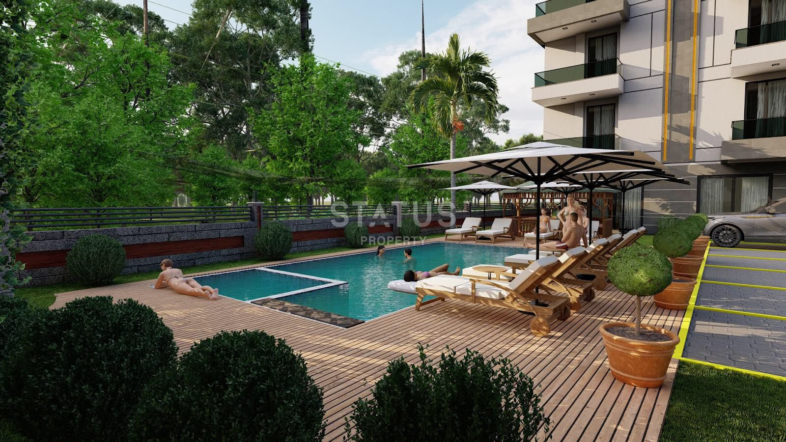 Последние квартиры в проекте долевого строительства с 0% рассрочкой в Авсаларе. 64м2 фото 9