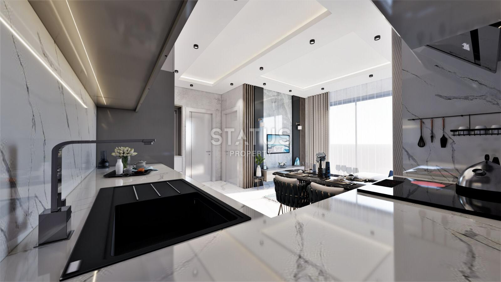 Последние квартиры в проекте долевого строительства с 0% рассрочкой в Авсаларе. 64м2 фото 15