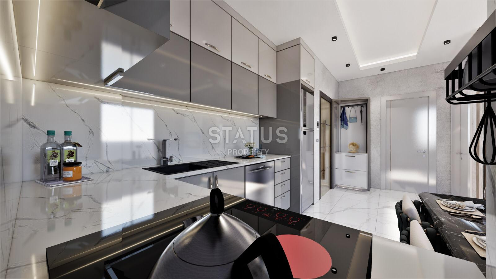 Последние квартиры в проекте долевого строительства с 0% рассрочкой в Авсаларе. 64м2 фото 16