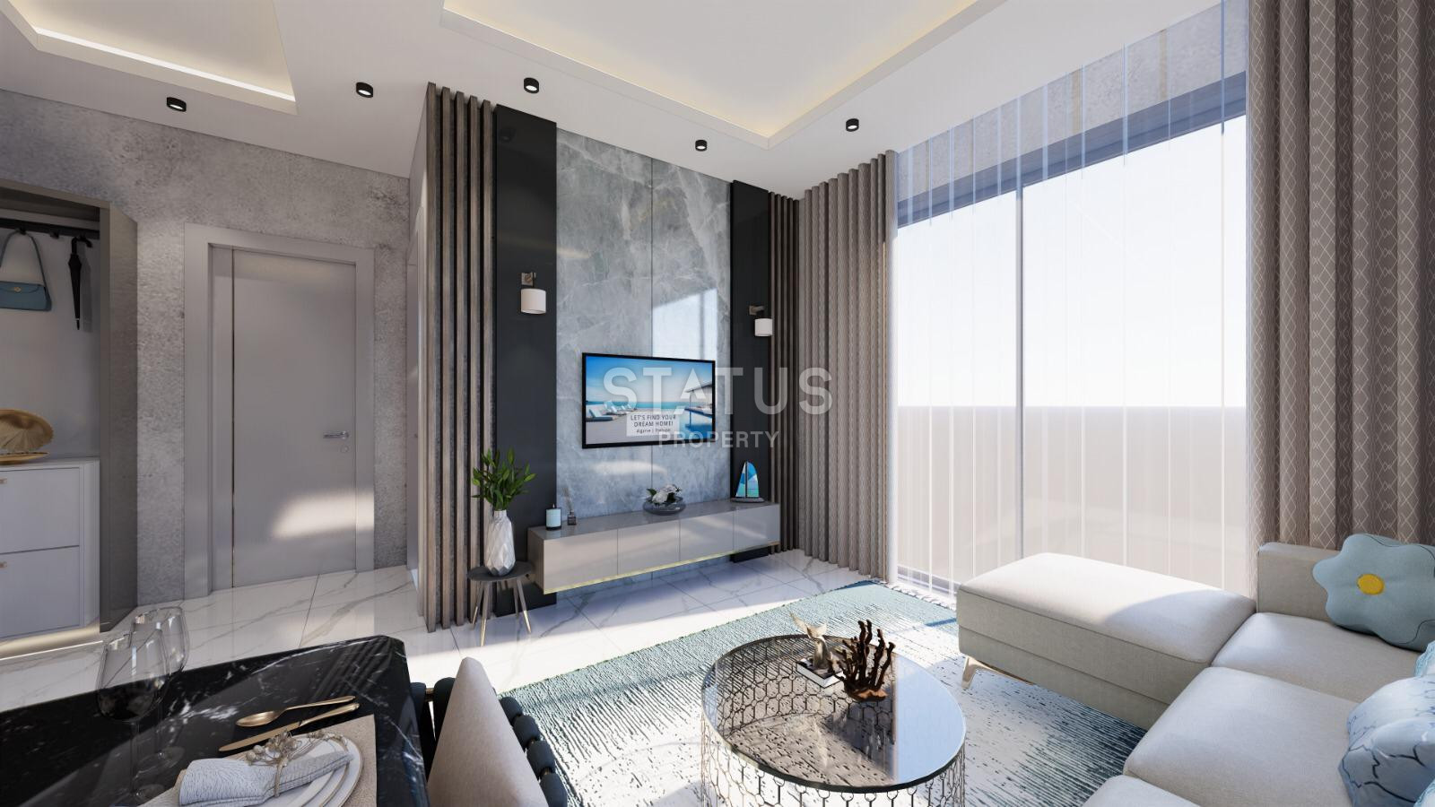 Последние квартиры в проекте долевого строительства с 0% рассрочкой в Авсаларе. 64м2 фото 23