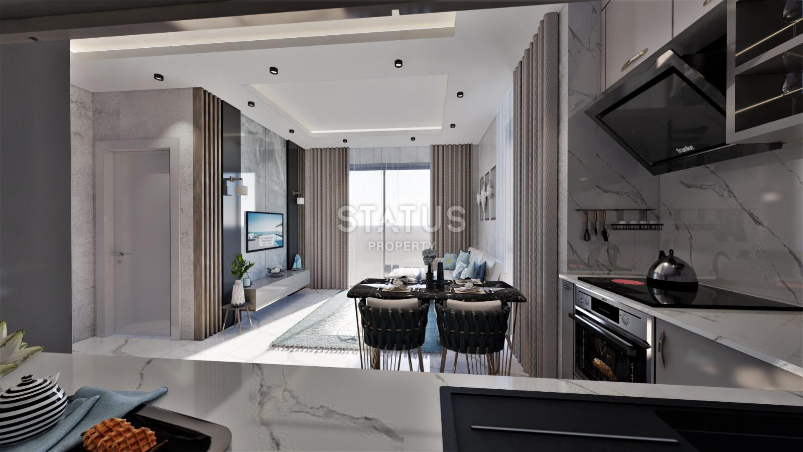 Последние квартиры в проекте долевого строительства с 0% рассрочкой в Авсаларе. 64м2 фото 26