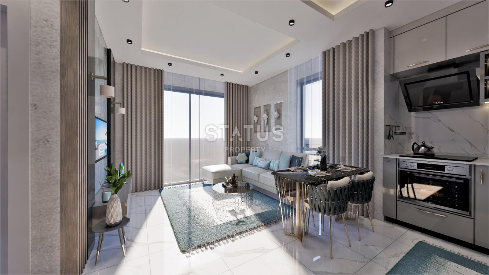 Последние квартиры в проекте долевого строительства с 0% рассрочкой в Авсаларе. 64м2 фото 27