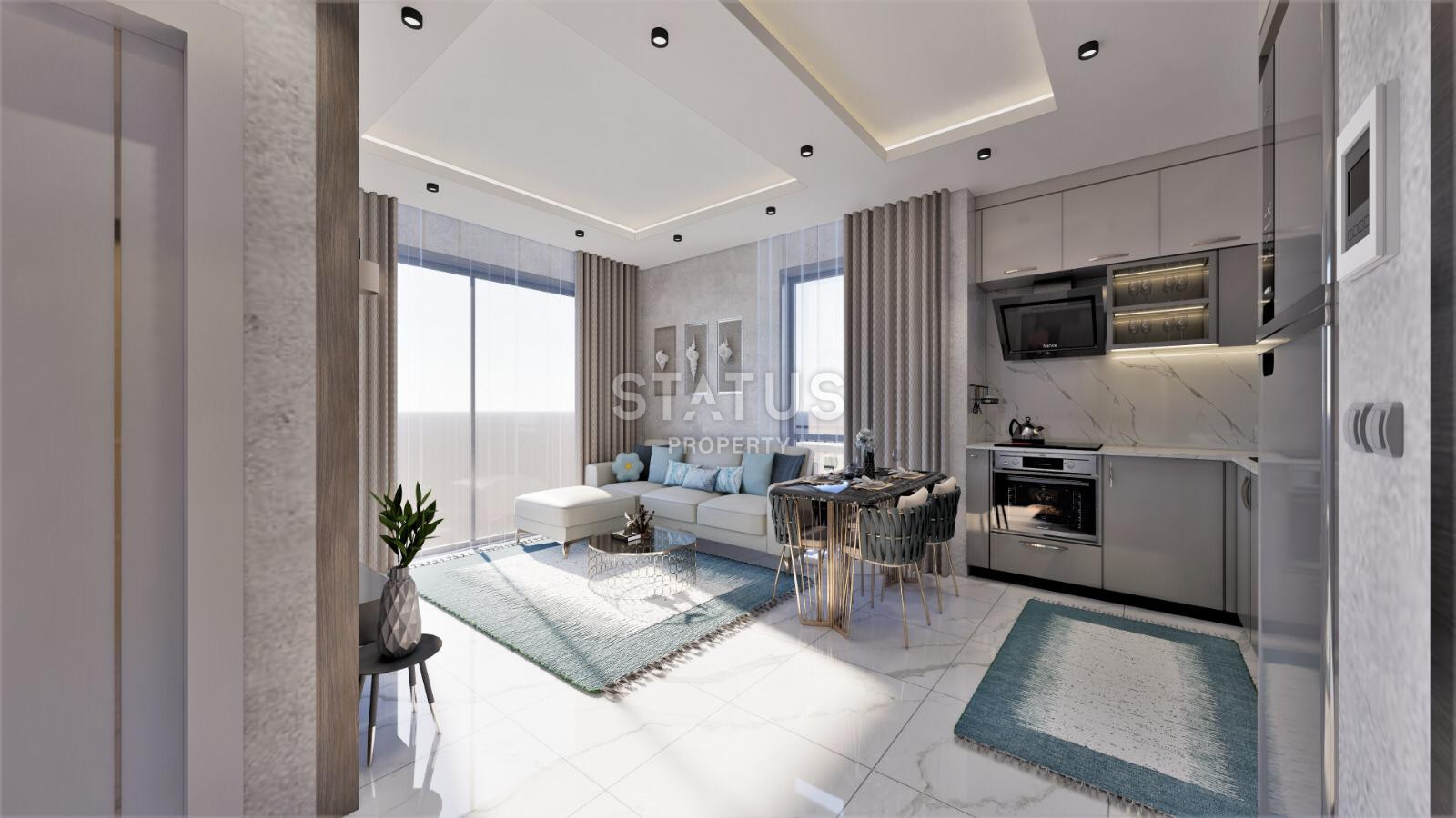 Последние квартиры в проекте долевого строительства с 0% рассрочкой в Авсаларе. 64м2 фото 29