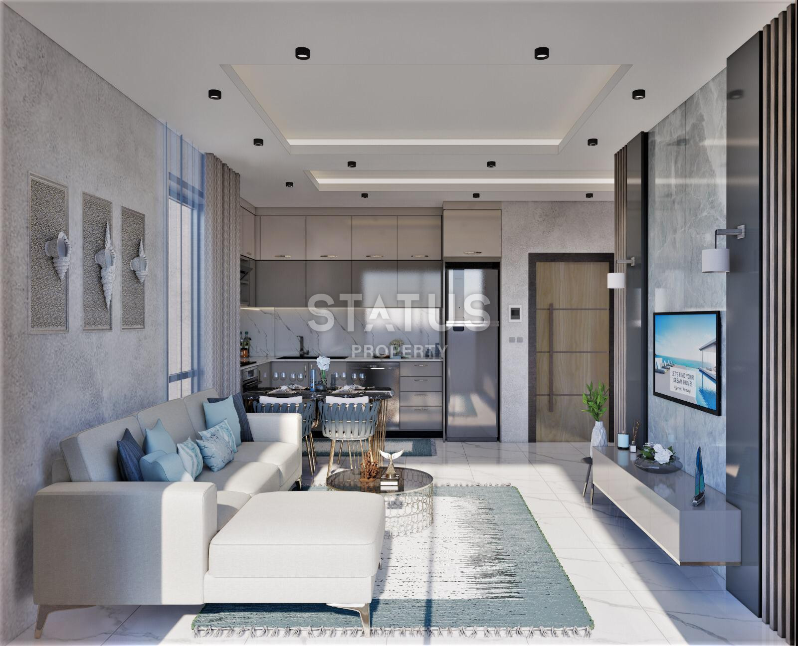 Последние квартиры в проекте долевого строительства с 0% рассрочкой в Авсаларе. 64м2 фото 30