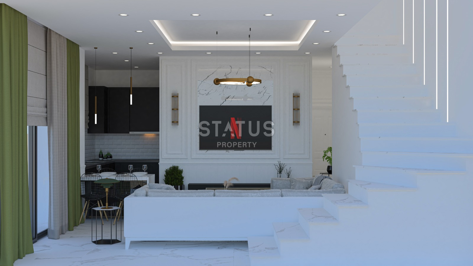 Проект долевого строительства в районе Авсаллар. 55м2 – 165м2 фото 8