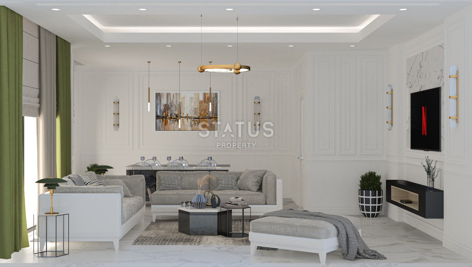 Проект долевого строительства в районе Авсаллар. 55м2 – 165м2 фото 11