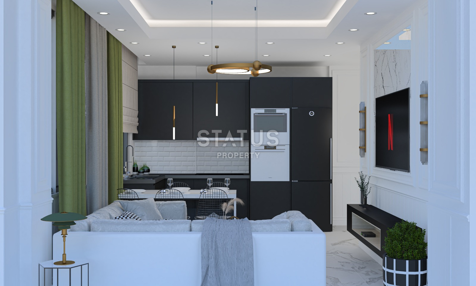 Проект долевого строительства в районе Авсаллар. 55м2 – 165м2 фото 13