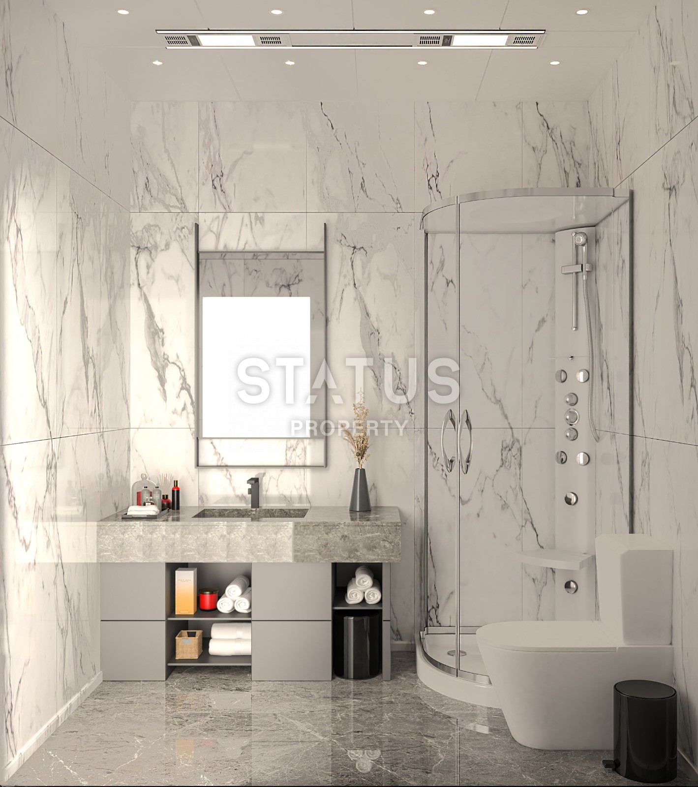 Проект долевого строительства в районе Авсаллар. 55м2 – 165м2 фото 17