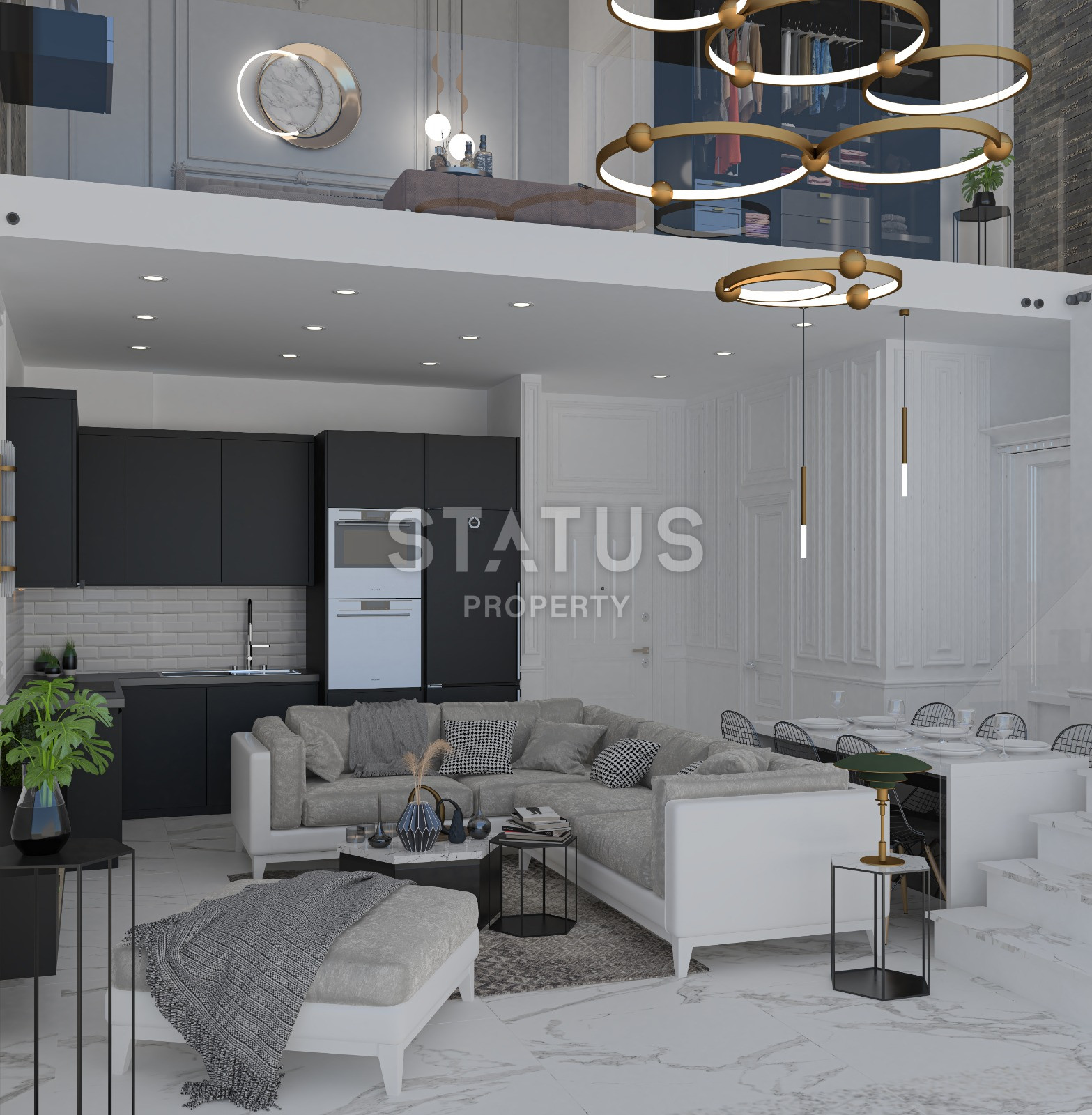 Проект долевого строительства в районе Авсаллар. 55м2 – 165м2 фото 7