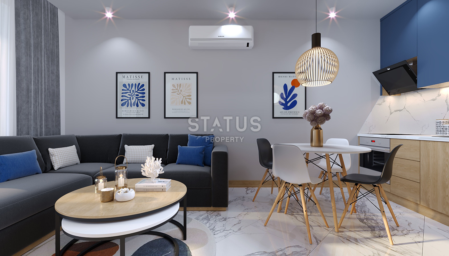 Shared construction project with complete infrastructure in Mahmutlar 350m from the sea. 47m2 -157m2 фото 9