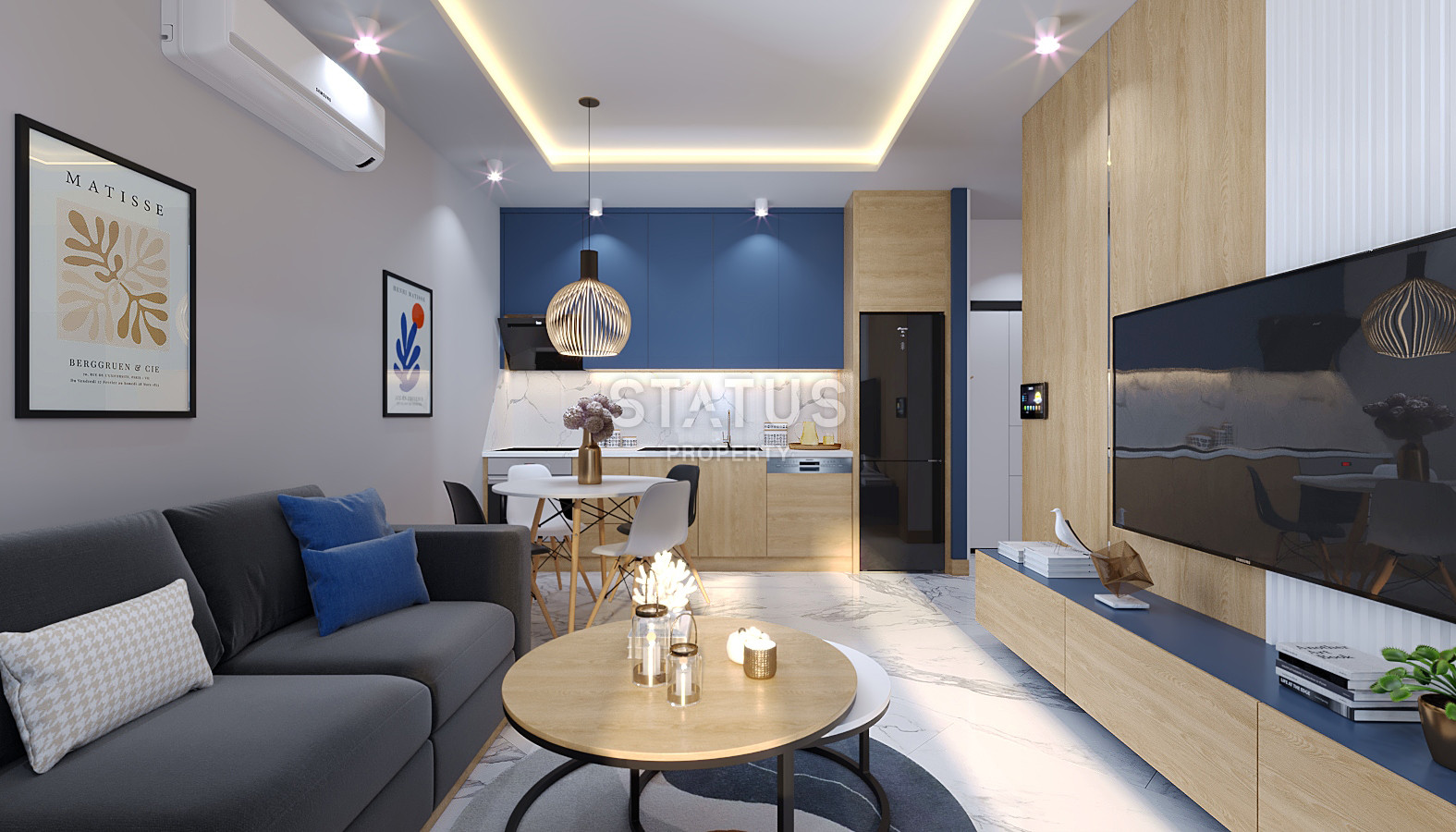 Shared construction project with complete infrastructure in Mahmutlar 350m from the sea. 47m2 -157m2 фото 10