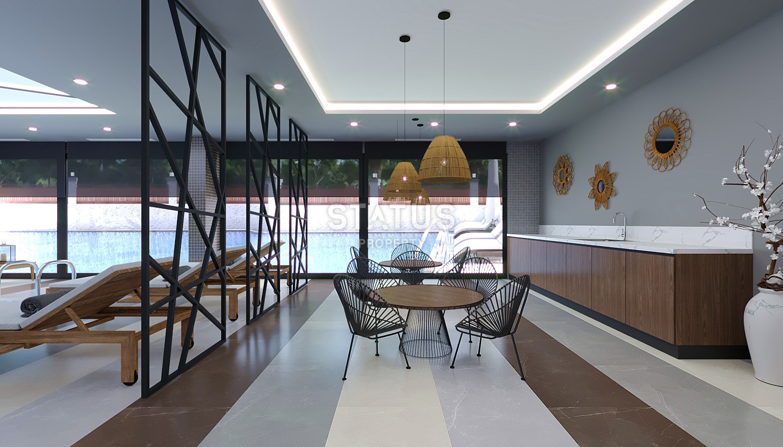 Shared construction project with complete infrastructure in Mahmutlar 350m from the sea. 47m2 -157m2 фото 21