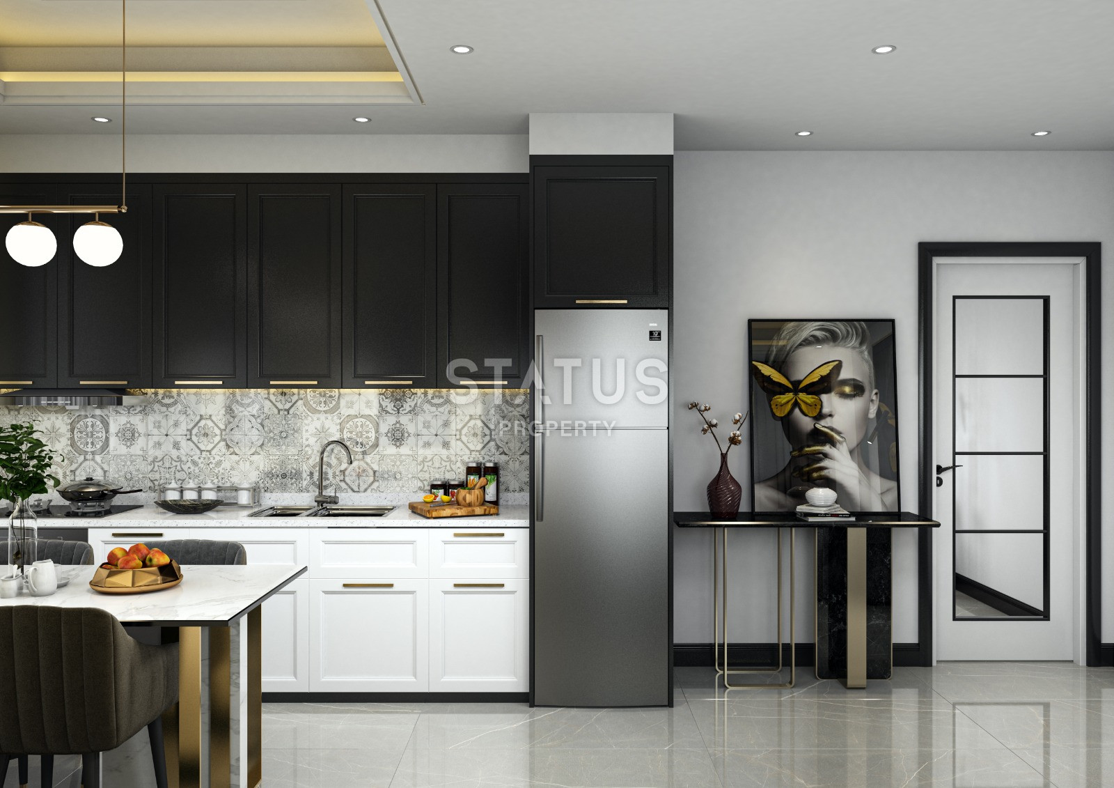 Новый проект долевого строительства 350м от моря в Махмутларе. 45м2-130м2 фото 7