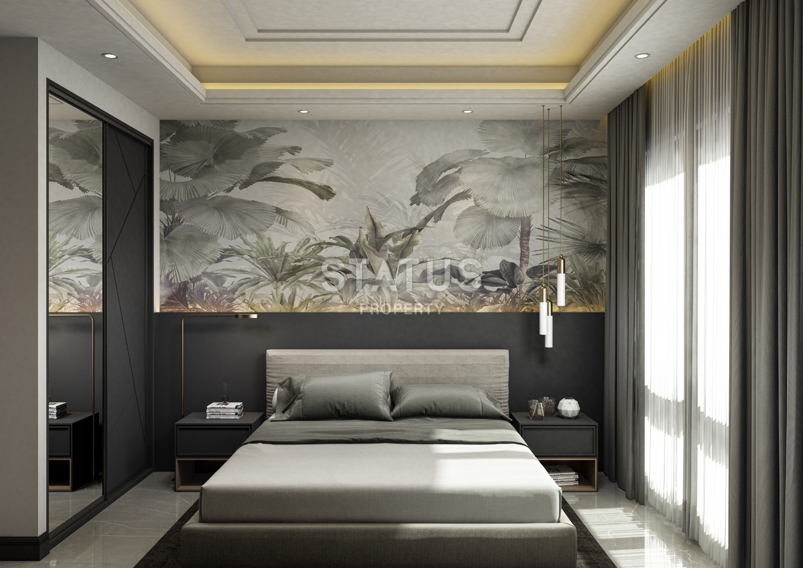 Новый проект долевого строительства 350м от моря в Махмутларе. 45м2-130м2 фото 9