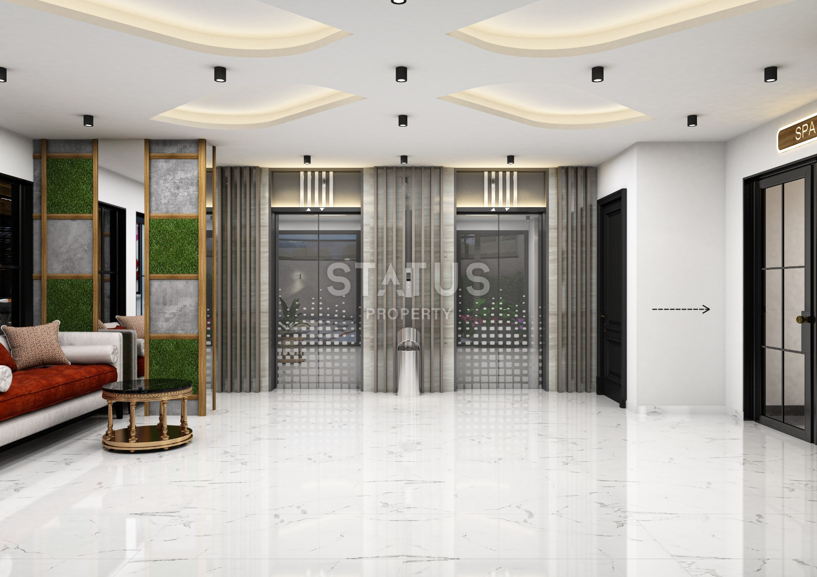 Новый проект долевого строительства 350м от моря в Махмутларе. 45м2-130м2 фото 12