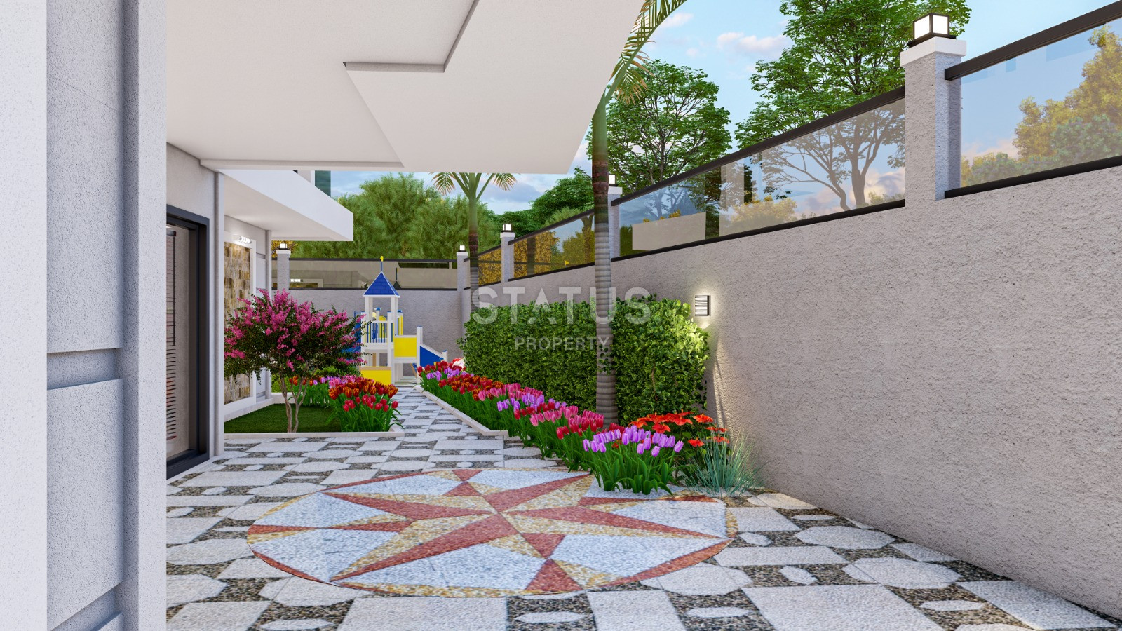 Новый проект долевого строительства 350м от моря в Махмутларе. 45м2-130м2 фото 15