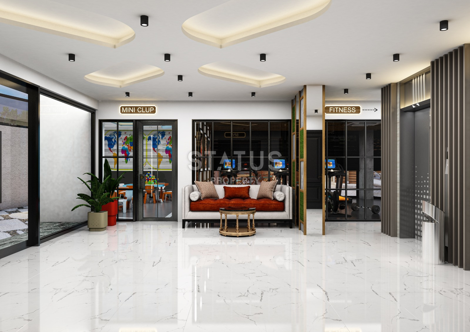 Новый проект долевого строительства 350м от моря в Махмутларе. 45м2-130м2 фото 18