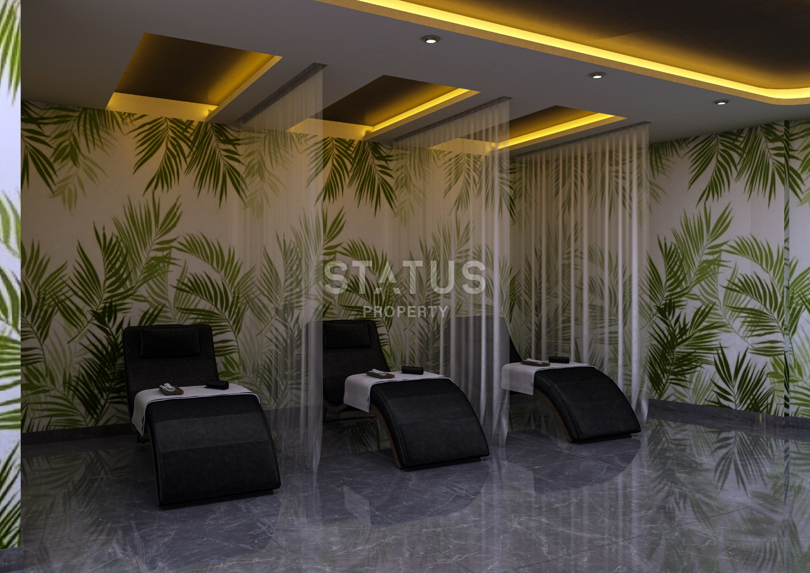 Новый проект долевого строительства 350м от моря в Махмутларе. 45м2-130м2 фото 19